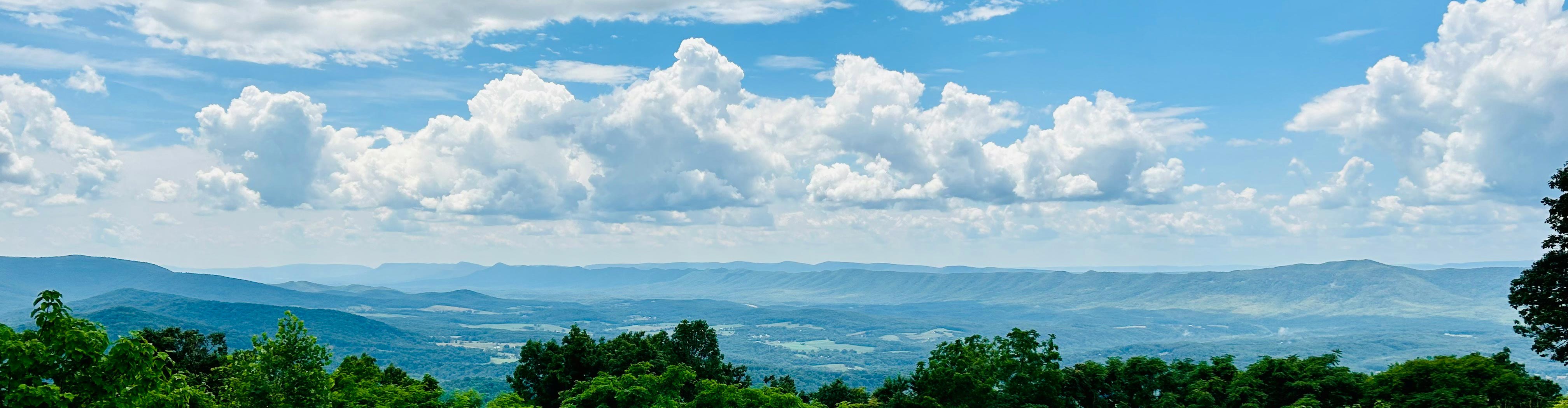 Photo - A beautiful view of the Shenandoah mountains.